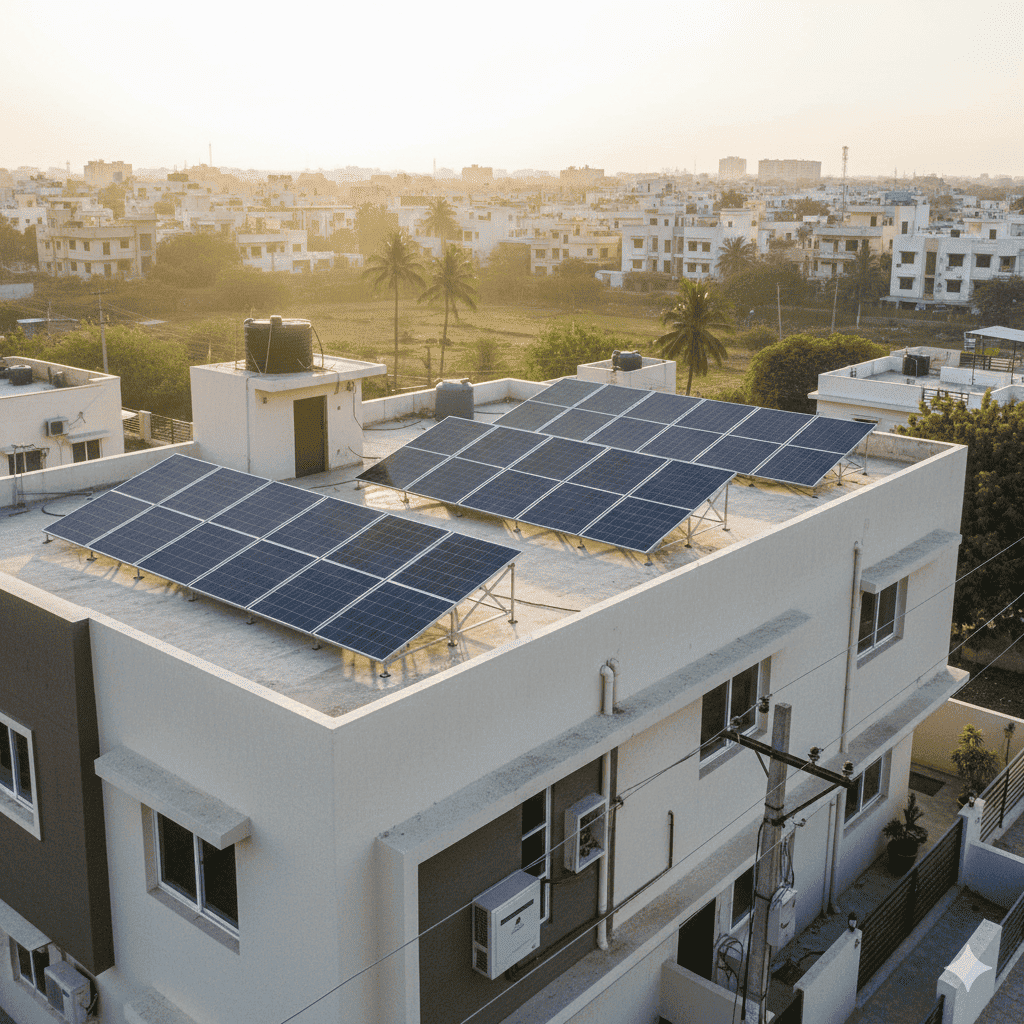 Rooftop Solar System with Tata Solar